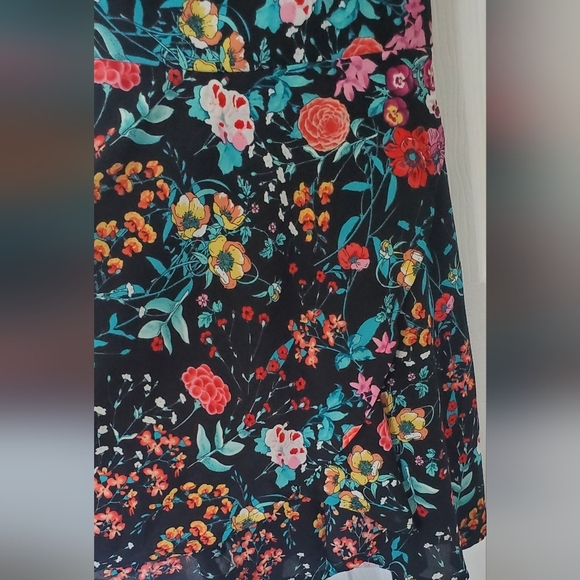 Floral Sleeveless Skort Dress - Picture 2 of 4